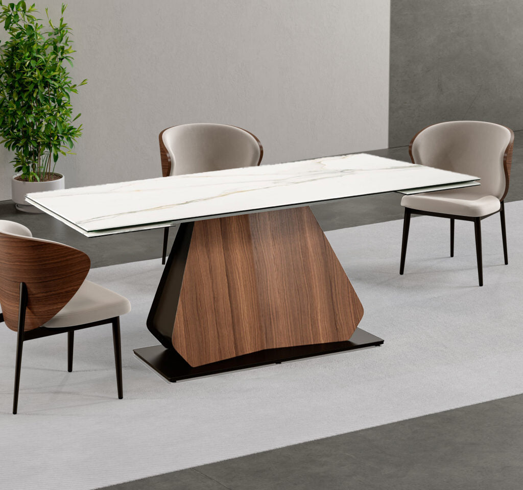 Elite Modern Dining Table Gea Extension Table 3023-CER | Elite Modern