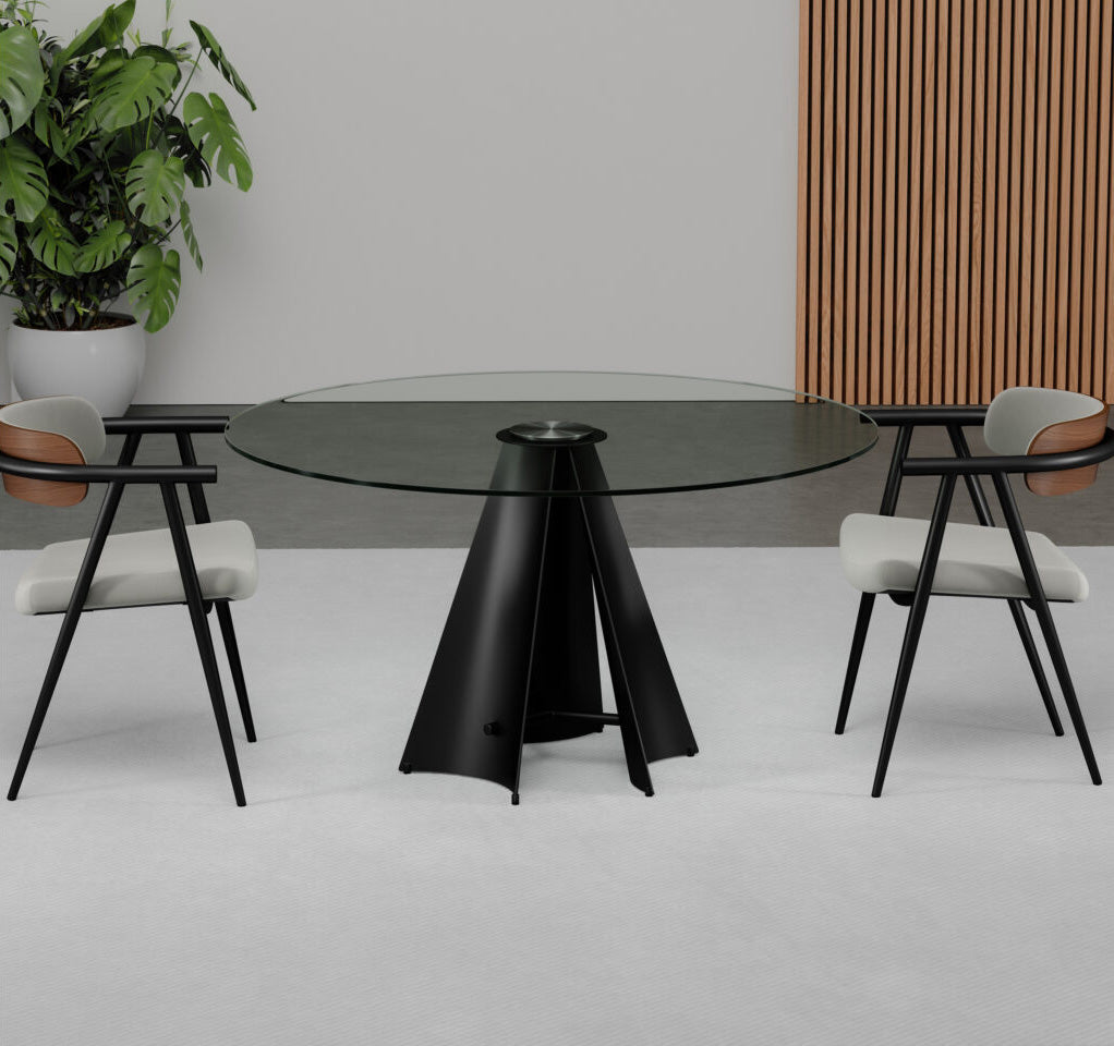 Elite Modern Dining Table Pinnacle Round Dining Table 3028RND-54 | Elite Modern