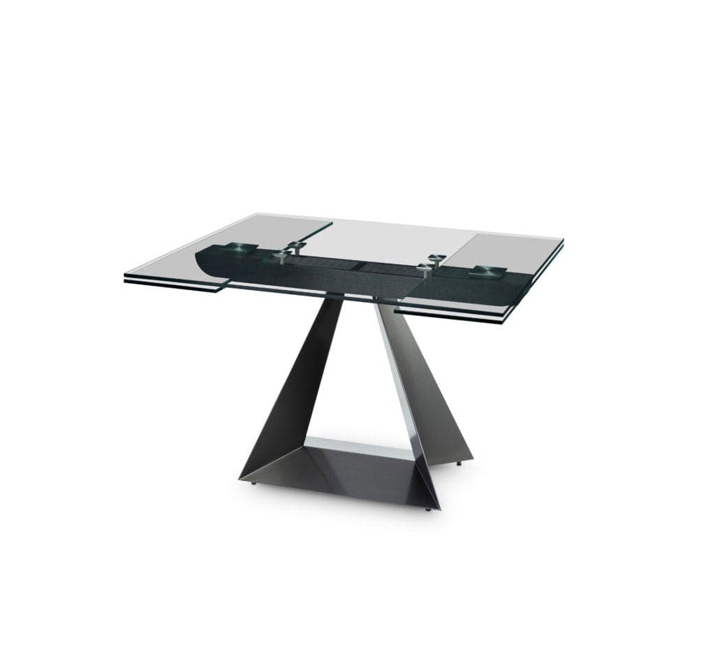 Elite Modern Dining Table Prism Extendable Glass Table 3020-65 | Elite Modern