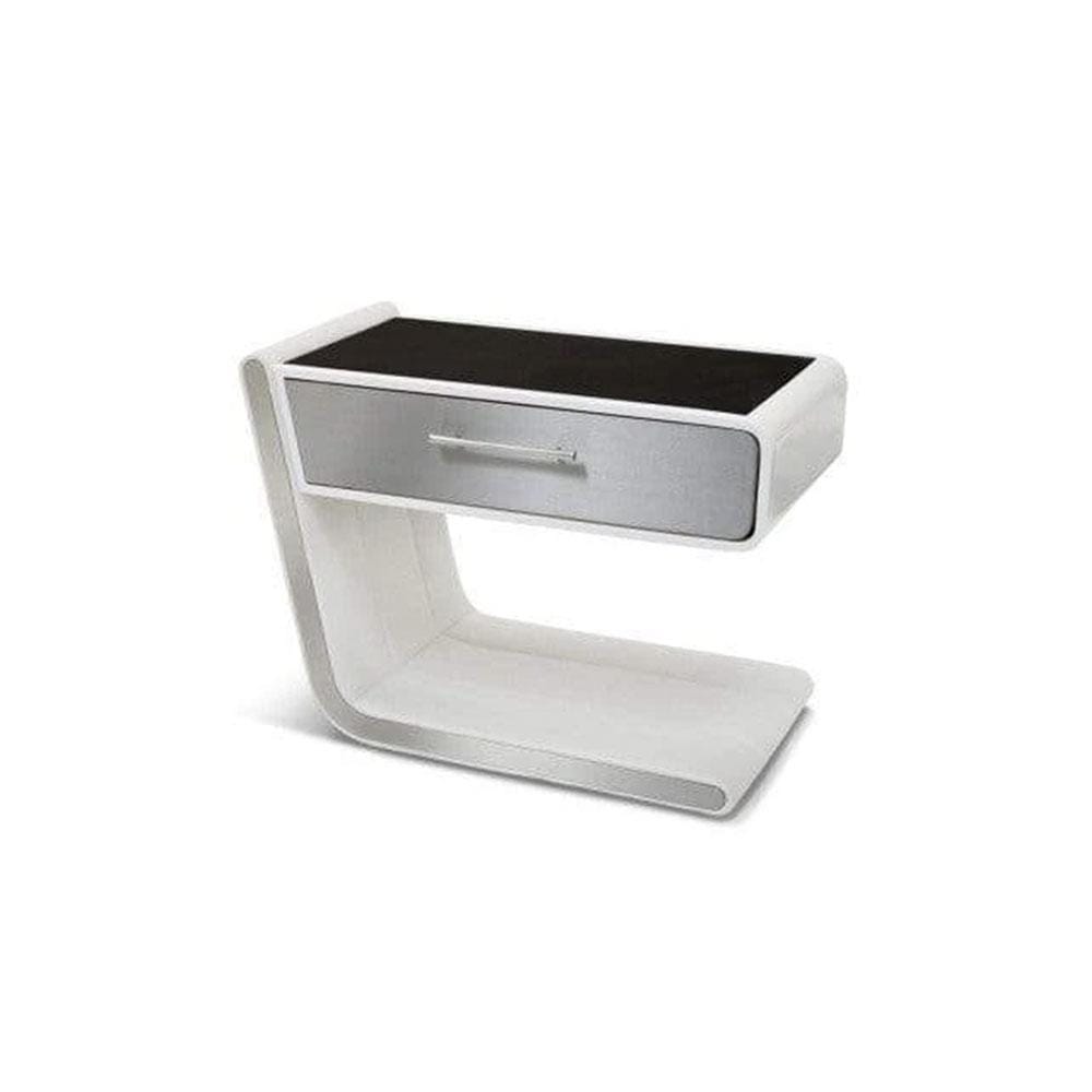 Elite Modern Nightstands Zina Nightstand Left Hand Facing 9017L-CP | Elite Modern