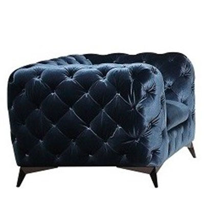 Glitz Fabric Chair in Blue | J&M Furniture