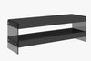Grey Cloud Mini TV Base in High Gloss | J&M Furniture