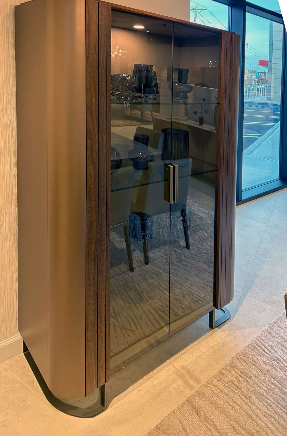 Hera 2 Door Curio - Canal Furniture