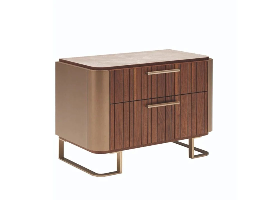 Hera 2 Drawer Nightstand