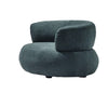 HF5512A Modern Fabric Armchair in Dark Blue | J&M Furniture
