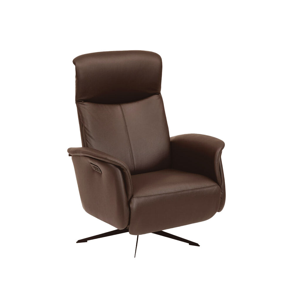 Hjort Knudsen Chair Superior Model 8003 Medium Recliner in Espresso | Hjort Knudsen