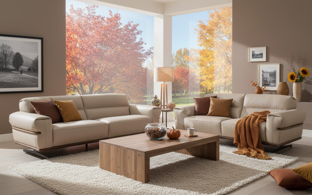 Roger i729 Premium Leather Sofa | Incanto