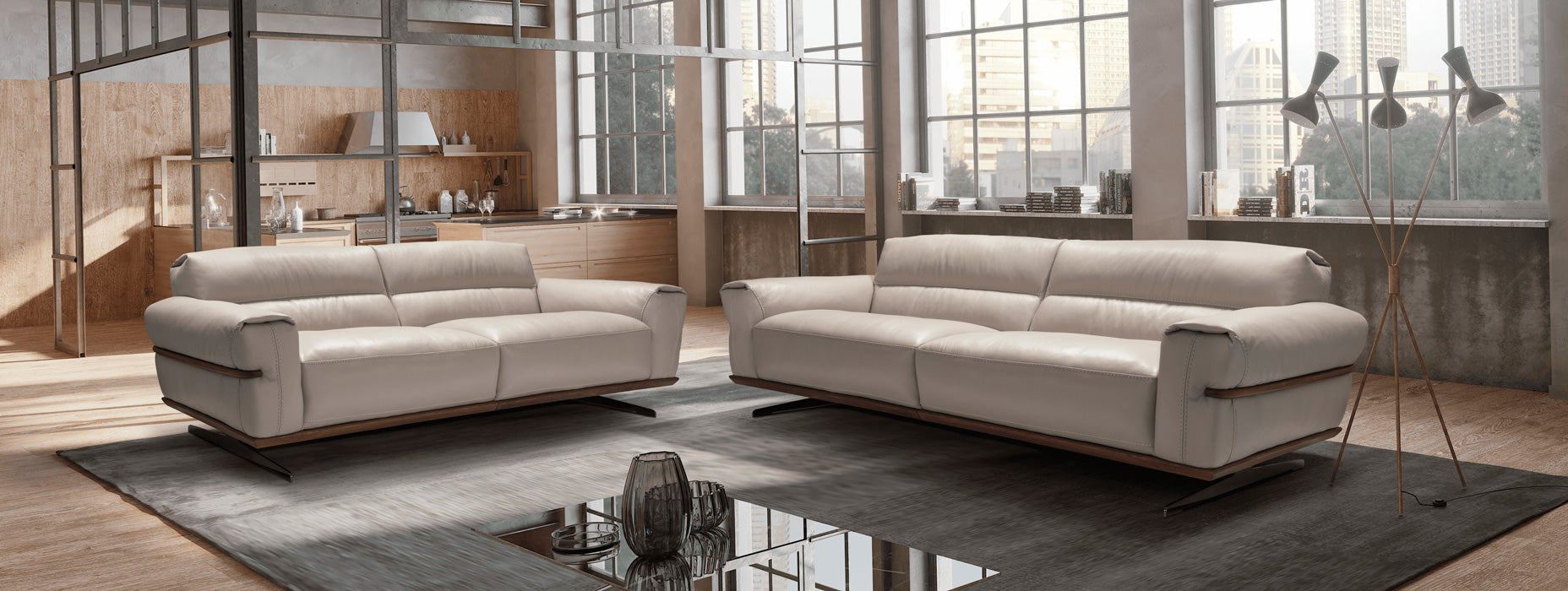 Roger i729 Premium Leather Sofa | Incanto