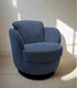 i743 Pienza Swivel/Rocking Armchair in Blue | Incanto