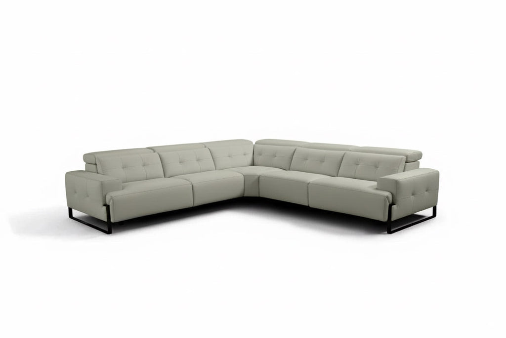 i772 Reclining Sectional Sofa in Beige Smoke | Incanto