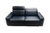 i790 Reclining Leather Loveseat in Blue | Incanto