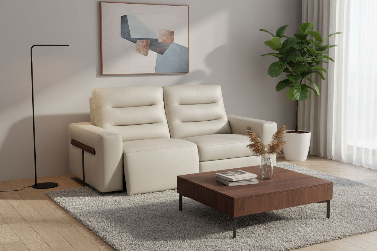 I950 Leather Loveseat Recliner | Incanto