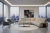 i954 Reclining Sectional in Light Grey | Incanto
