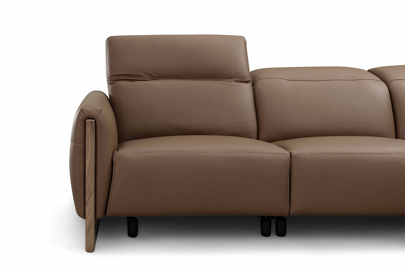 i952 Reclining Sectional in Light Grey | Incanto i952 Reclining Sectional in Light Grey | Incanto