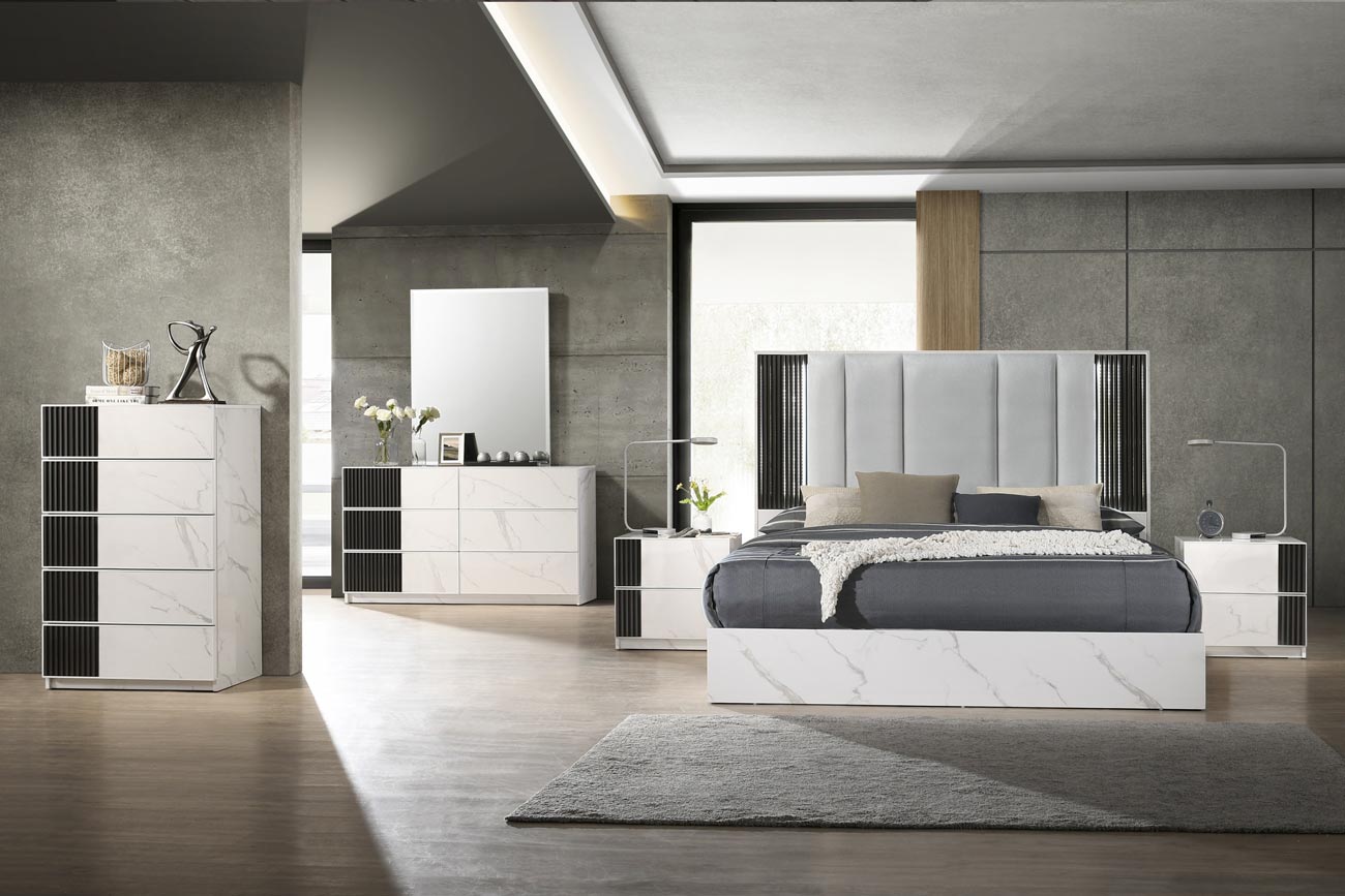 J and M Furniture Bedroom Sets Bianca Modern Bed | J&M Furniture