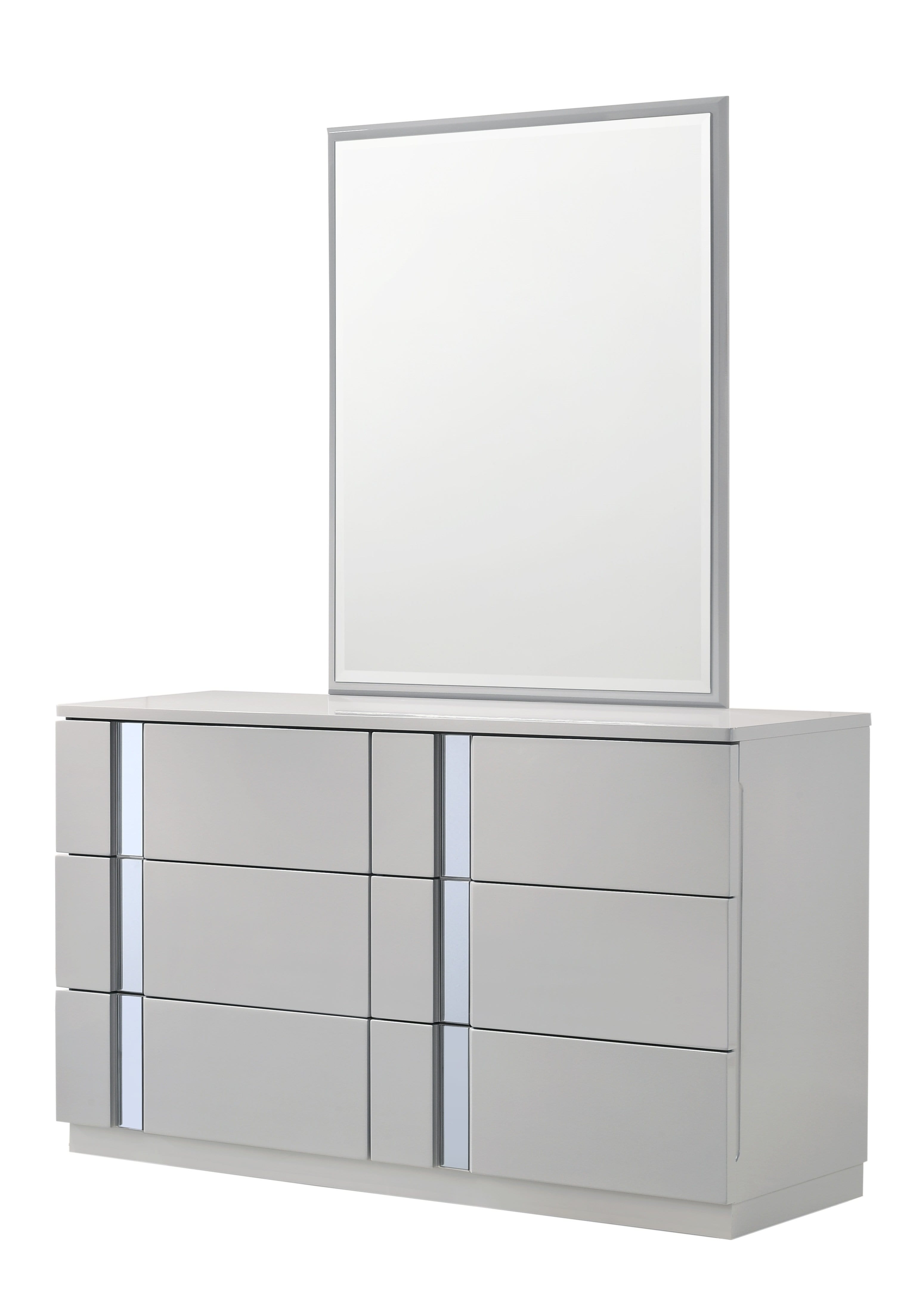 J and M Furniture Bedroom Sets Palermo Modern Bed in Grey | J&M Furniture
