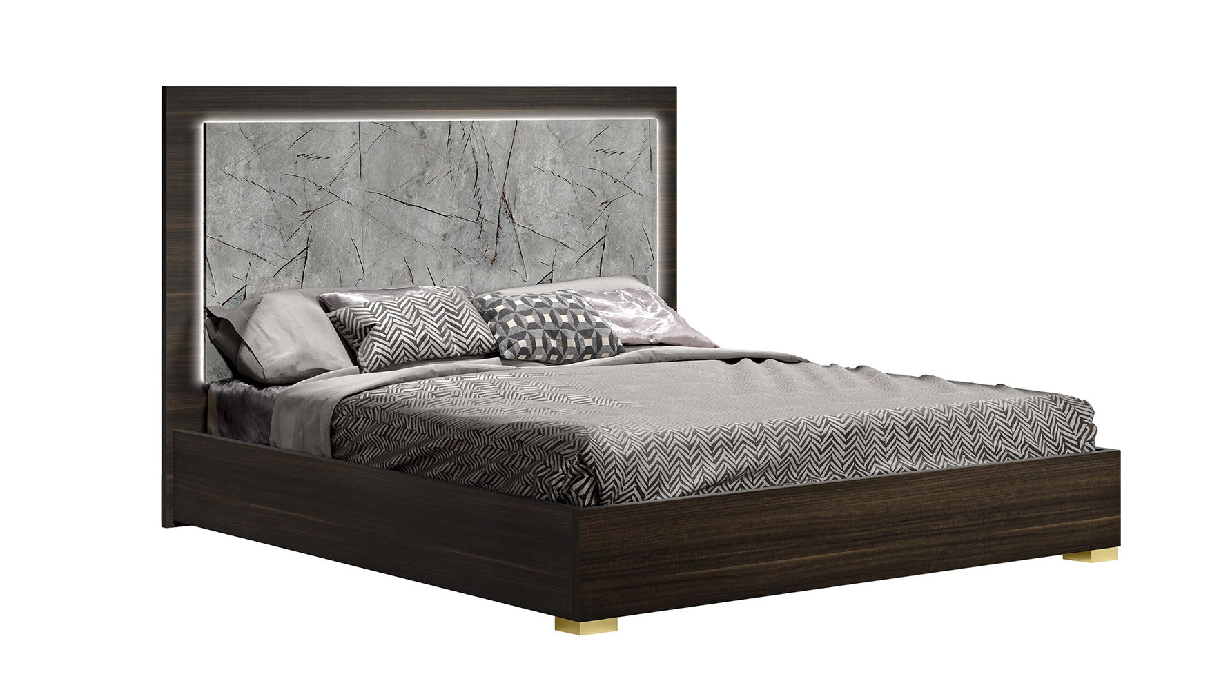 J and M Furniture Bedroom Sets Travertine Premium Bed | J&M Furniture