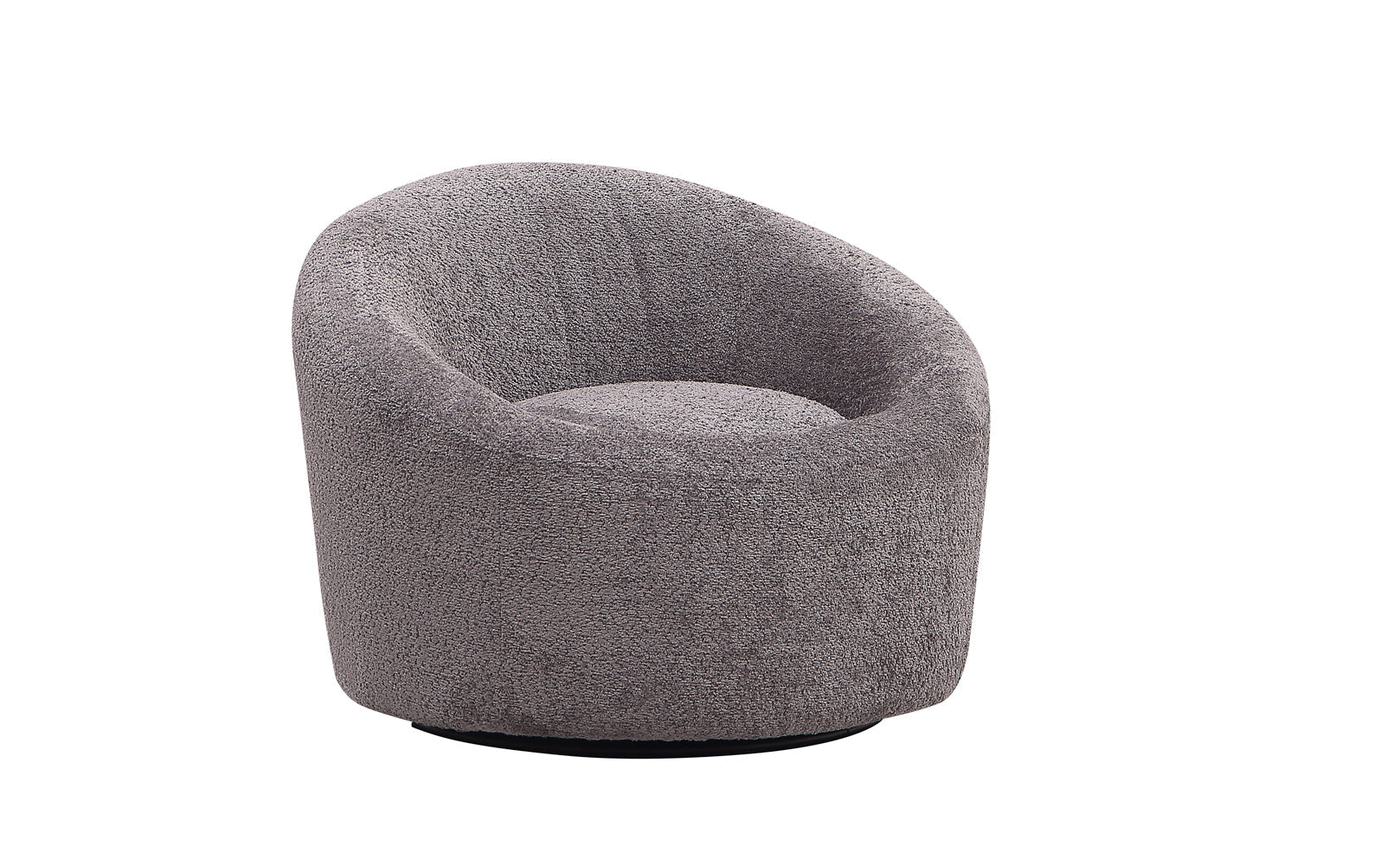 J and M Furniture Chair 1 Chair Moon Fabric Chair in Dark Grey | J&M Furniture