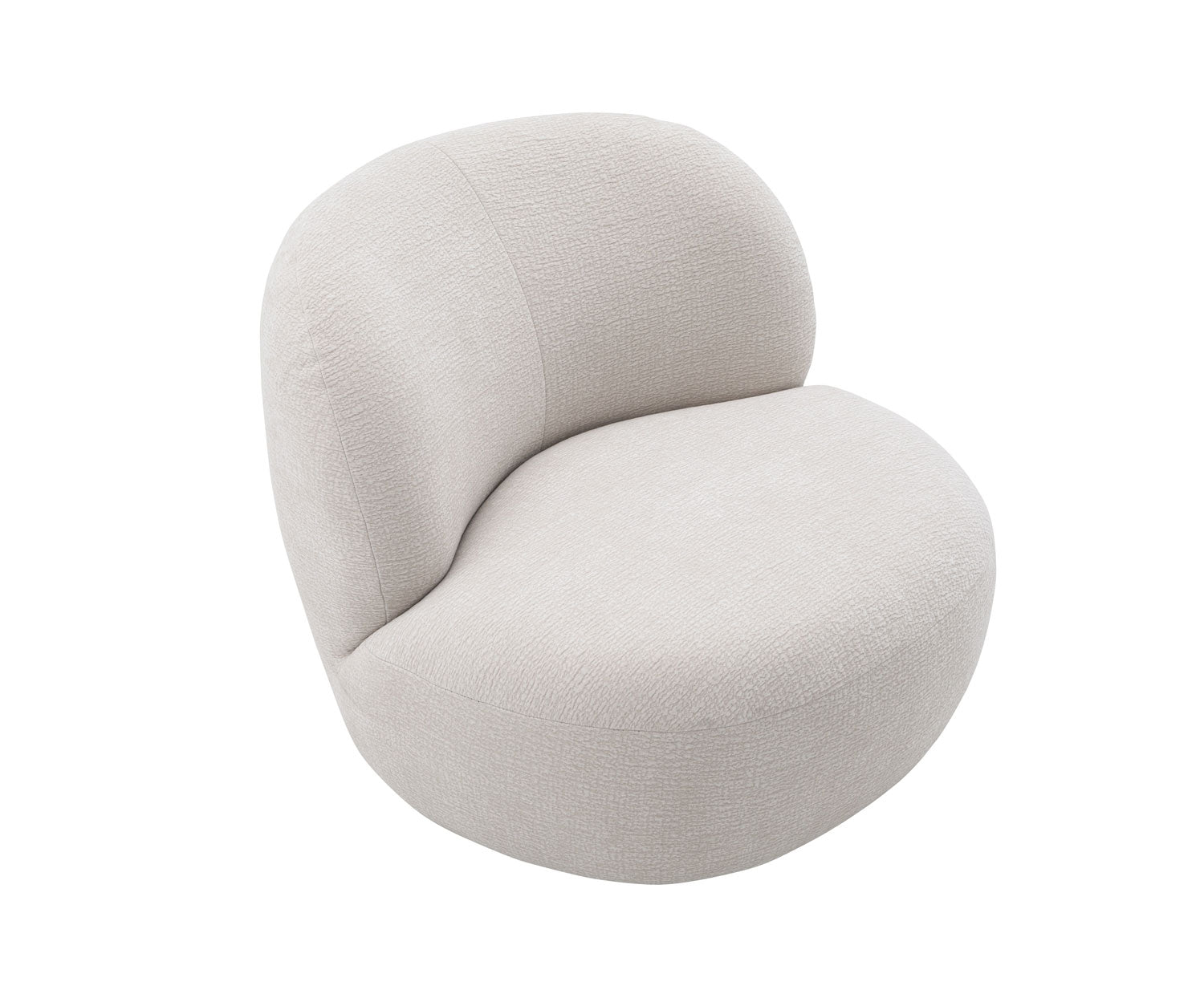 J and M Furniture Chair Cove Swivel Chair in Light Grey | J&M Furniture