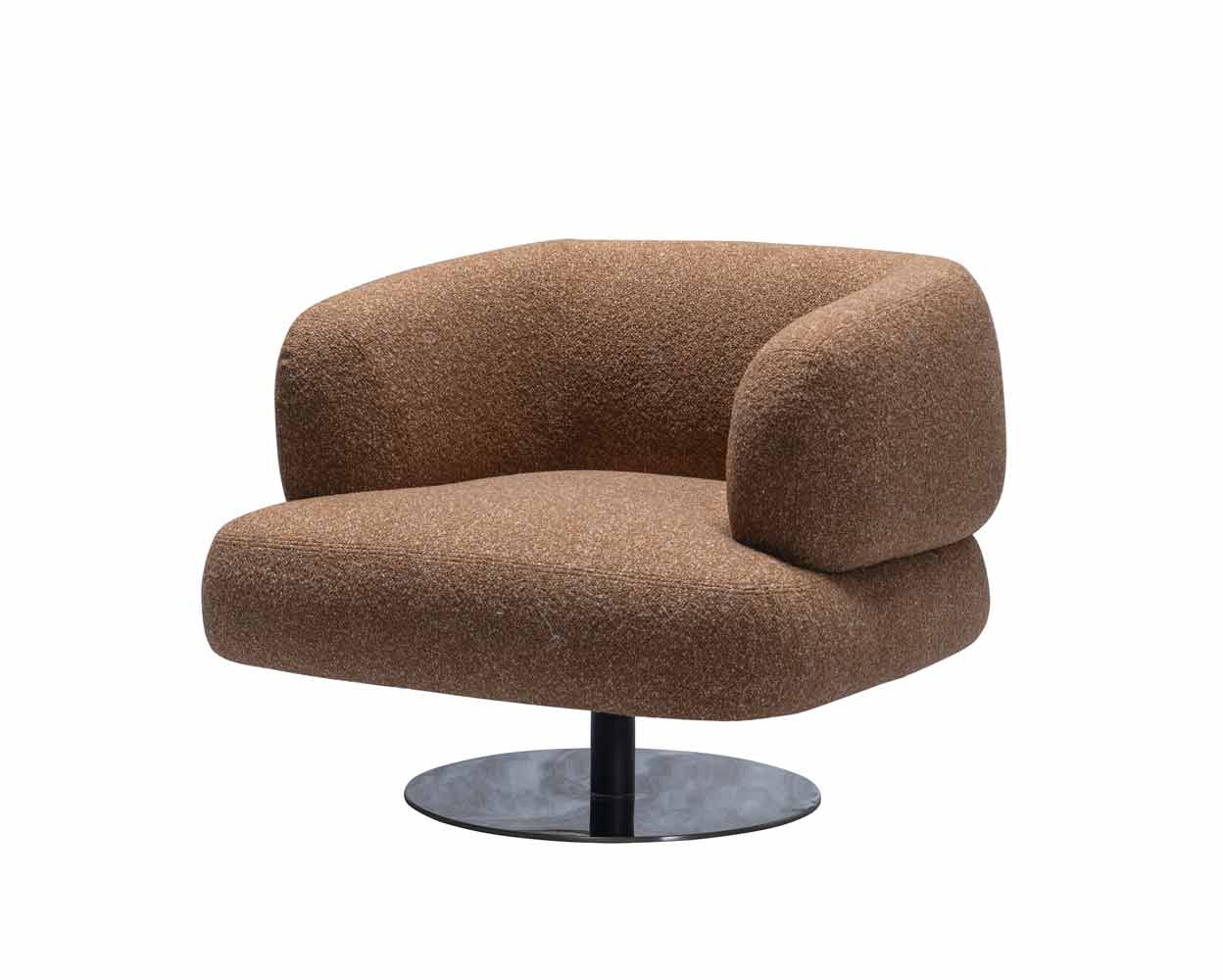 J and M Furniture Chair HF5011 Modern Fabric Armchair in Brown | J&M Furniture