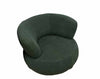 J and M Furniture Chair HF5512A Modern Fabric Armchair in Dark Green | J&M Furniture