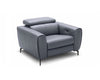 J and M Furniture Chair Lorenzo Motion Chair in Blue-Grey (K) | J&M Furniture