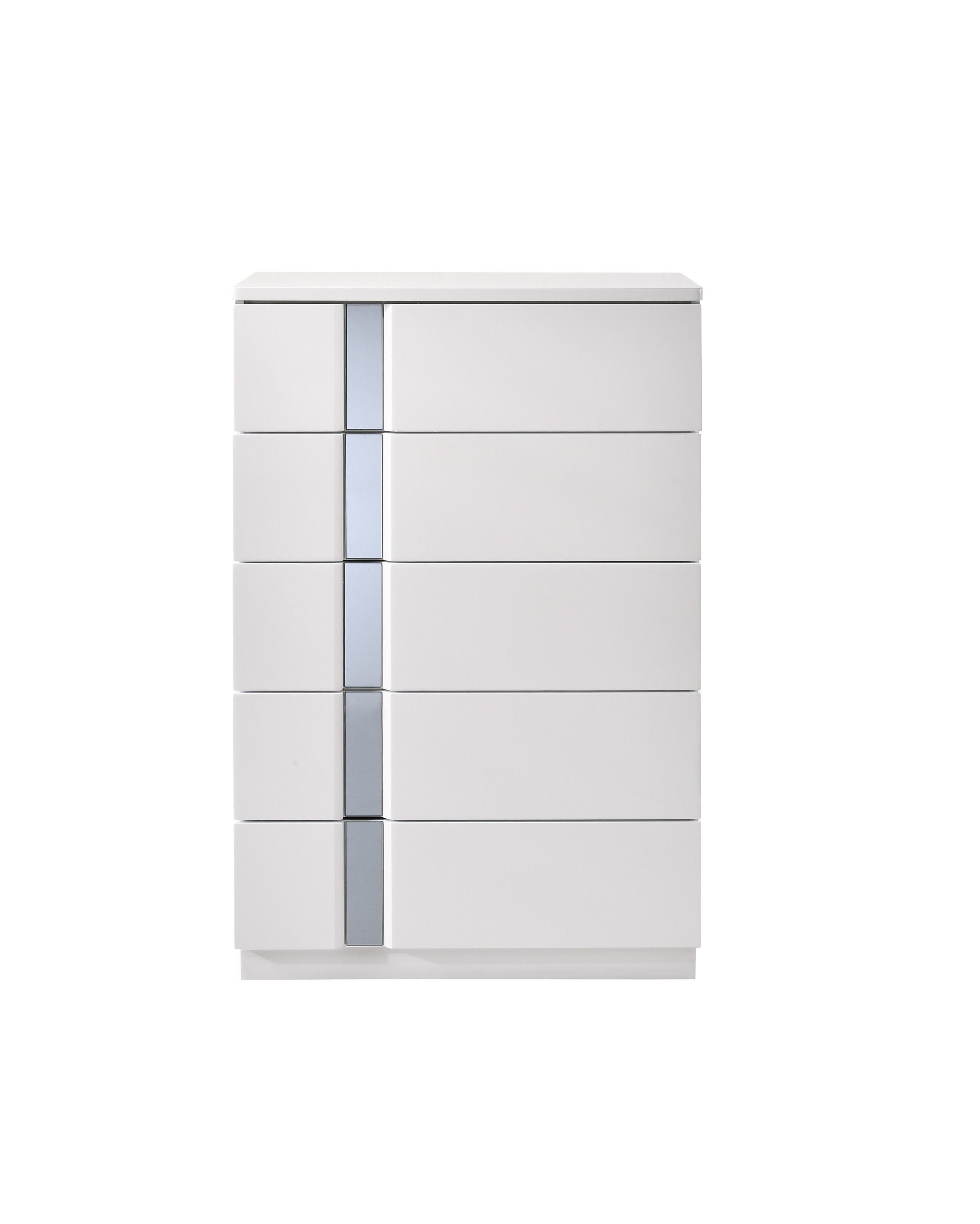 J and M Furniture Chest Palermo Chest in White