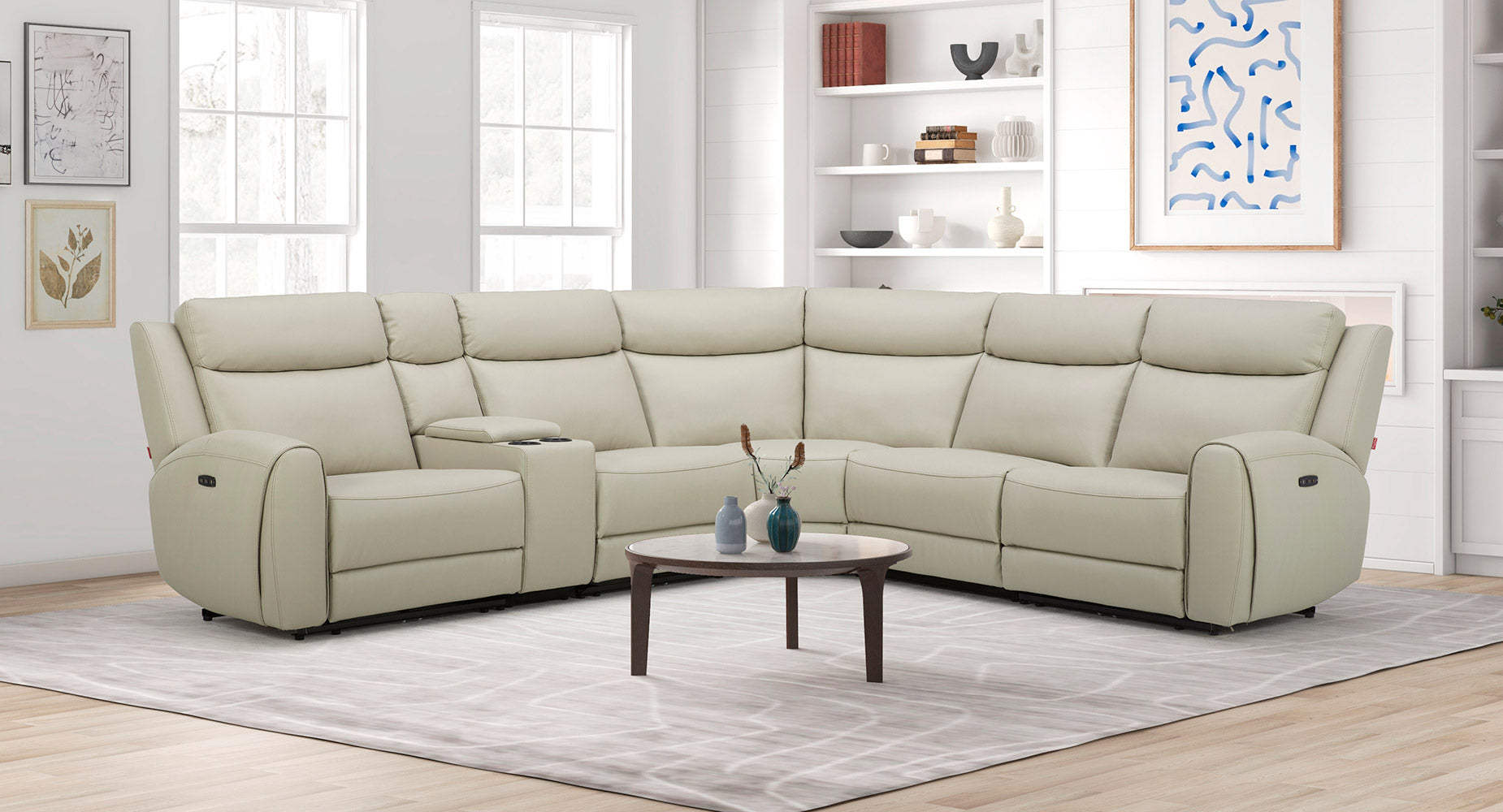 J and M Furniture Couches & Sofa 6217L Power Sectional | J&M Furniture
