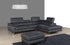 J and M Furniture Couches & Sofa A973 Leather Sectional in Grey | J&M Furniture