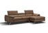 J and M Furniture Couches & Sofa A973b Premium Leather Mini Sectional in Caramel | J&M Furniture