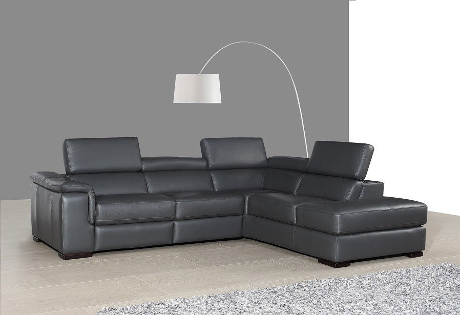 J and M Furniture Couches & Sofa Agata Premium Leather Sectional | J&M Furniture