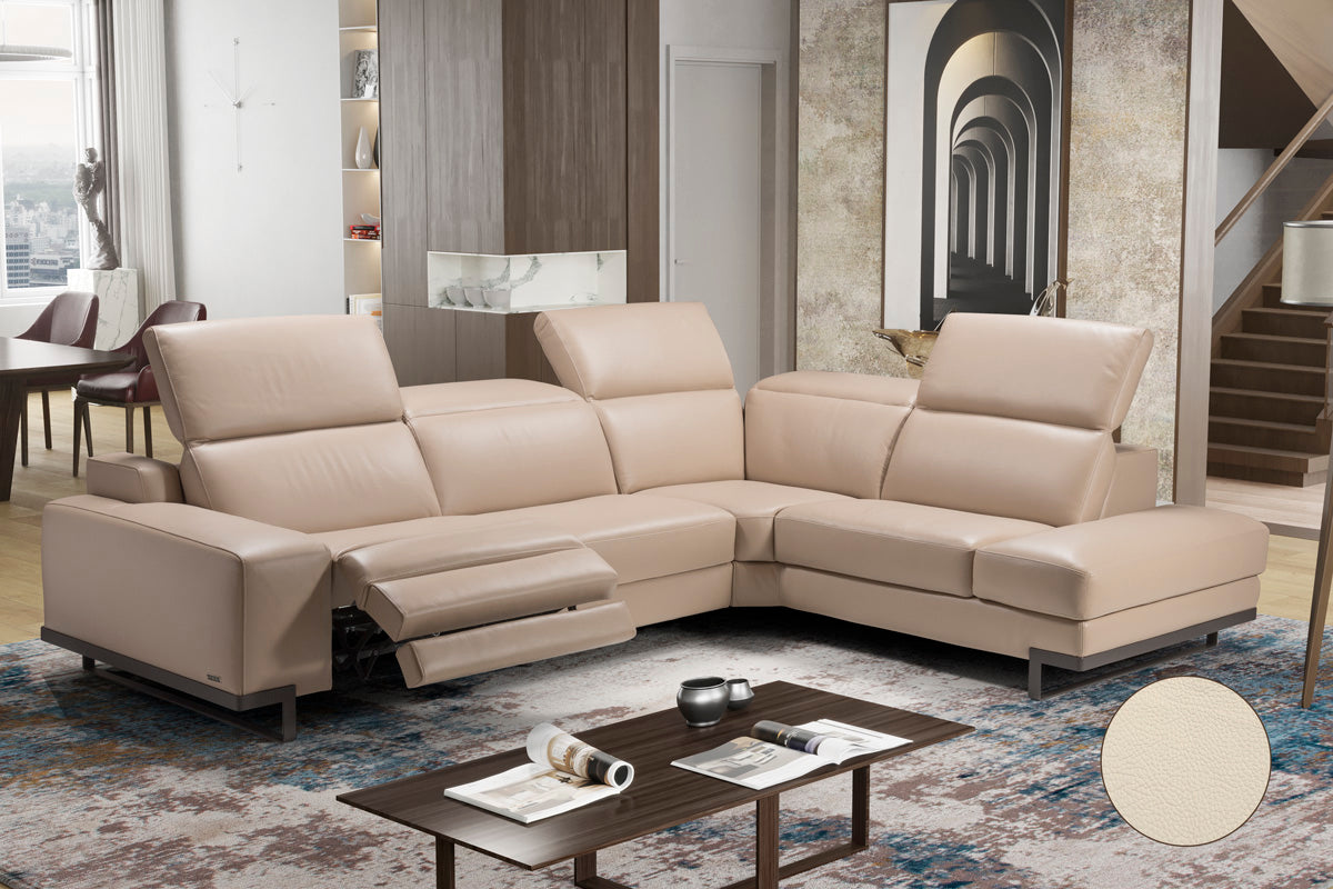 J and M Furniture Couches & Sofa Fellini Reclining Leather Sectional | J&M Furniture