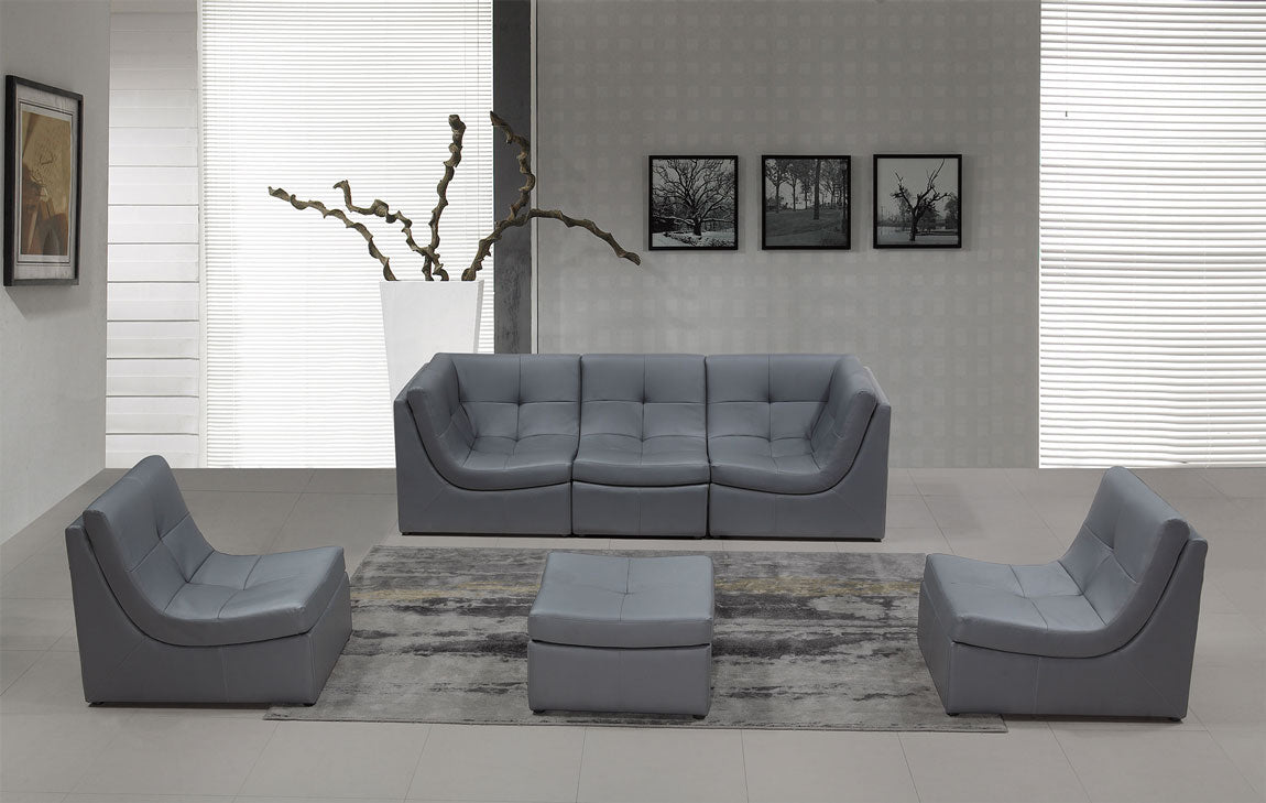 J and M Furniture Couches & Sofa Lego Sofa Collection in Grey | J&M Furniture