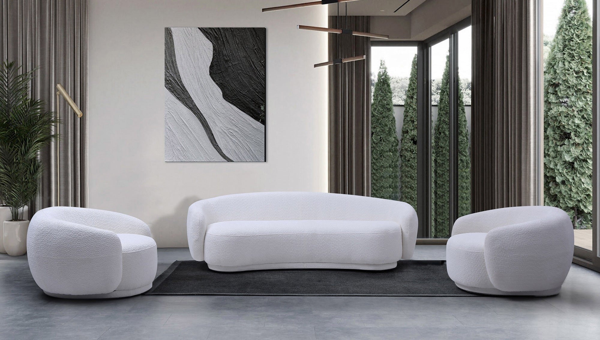 J and M Furniture Couches & Sofa Lounge Sofa in Off White | J&M Furniture