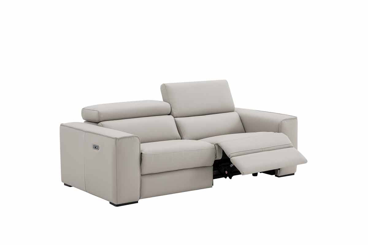 J and M Furniture Couches & Sofa Picasso Loveseat In Silver Grey | J&M Furniture