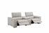 J and M Furniture Couches & Sofa Picasso Loveseat with Console In Silver Grey | J&M Furniture