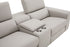 J and M Furniture Couches & Sofa Picasso Loveseat with Console In Silver Grey | J&M Furniture