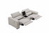 J and M Furniture Couches & Sofa Picasso Loveseat with Console In Silver Grey | J&M Furniture