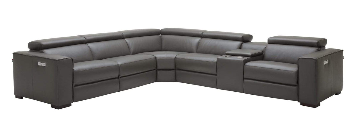 J and M Furniture Couches & Sofa Picasso Motion Sectional in Dark Grey | J&M Furniture