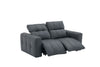 J and M Furniture Couches & Sofa Prescott Leather Loveseat in Dark Grey | J&M Furniture