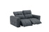 J and M Furniture Couches & Sofa Prescott Leather Loveseat in Dark Grey | J&M Furniture