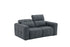 J and M Furniture Couches & Sofa Prescott Leather Loveseat in Dark Grey | J&M Furniture