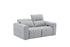 J and M Furniture Couches & Sofa Prescott Leather Loveseat in Grey | J&M Furniture