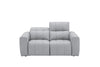 J and M Furniture Couches & Sofa Prescott Leather Loveseat in Grey | J&M Furniture