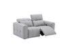J and M Furniture Couches & Sofa Prescott Leather Loveseat in Grey | J&M Furniture