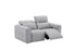 J and M Furniture Couches & Sofa Prescott Leather Loveseat in Grey | J&M Furniture