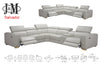 J and M Furniture Couches & Sofa Salvador Motion Sectional in Light Grey | J&M Furniture