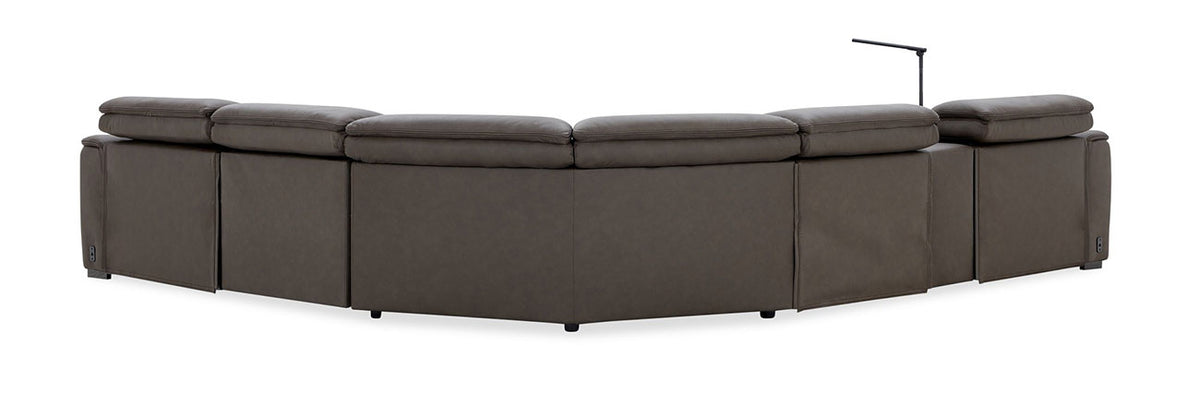 J and M Furniture Couches & Sofa Zen Reclining Sectional & Storage Ottoman | J&M Furniture