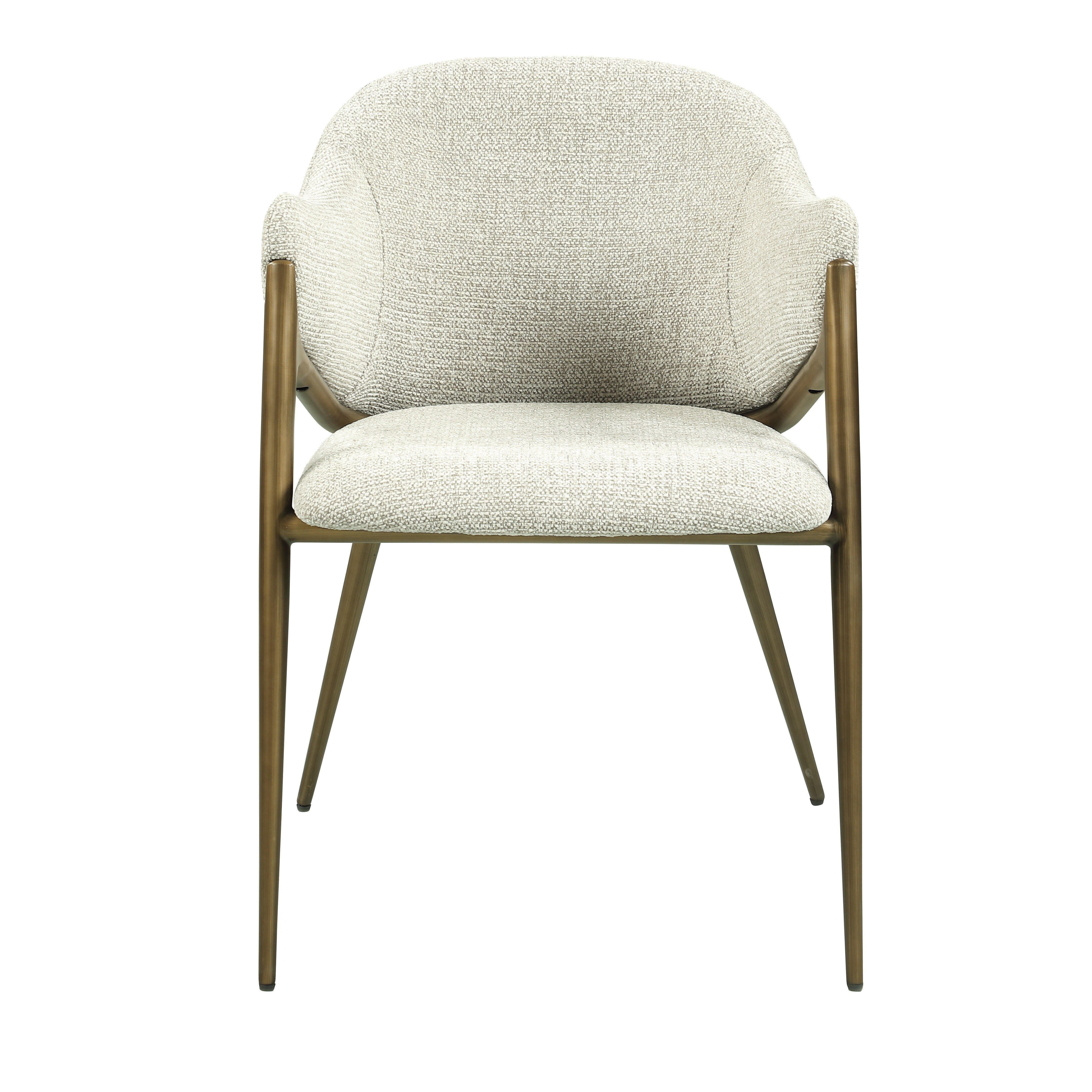 J and M Furniture Dining Chair Enzo Fabric Armchair