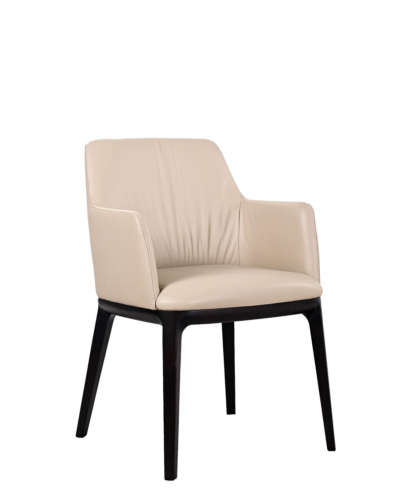 Osaka Leather Armchair in Light Mocha 301 by J&M Furniture
